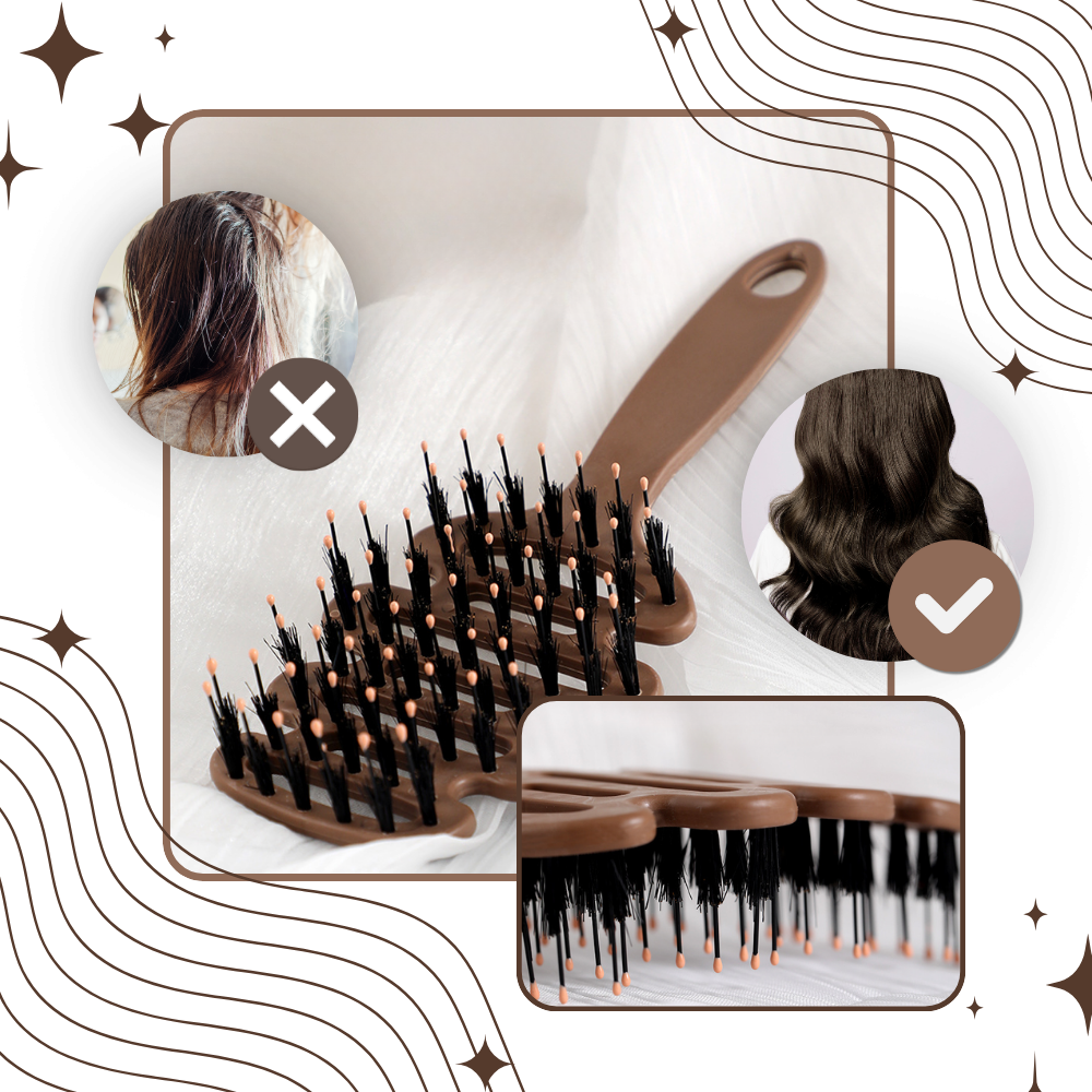 Volumizing Boar Bristle Brush - Ozerty