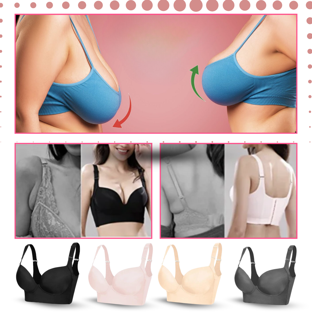 Wide Side Wings Incorporated Shaper Bra - Ozerty