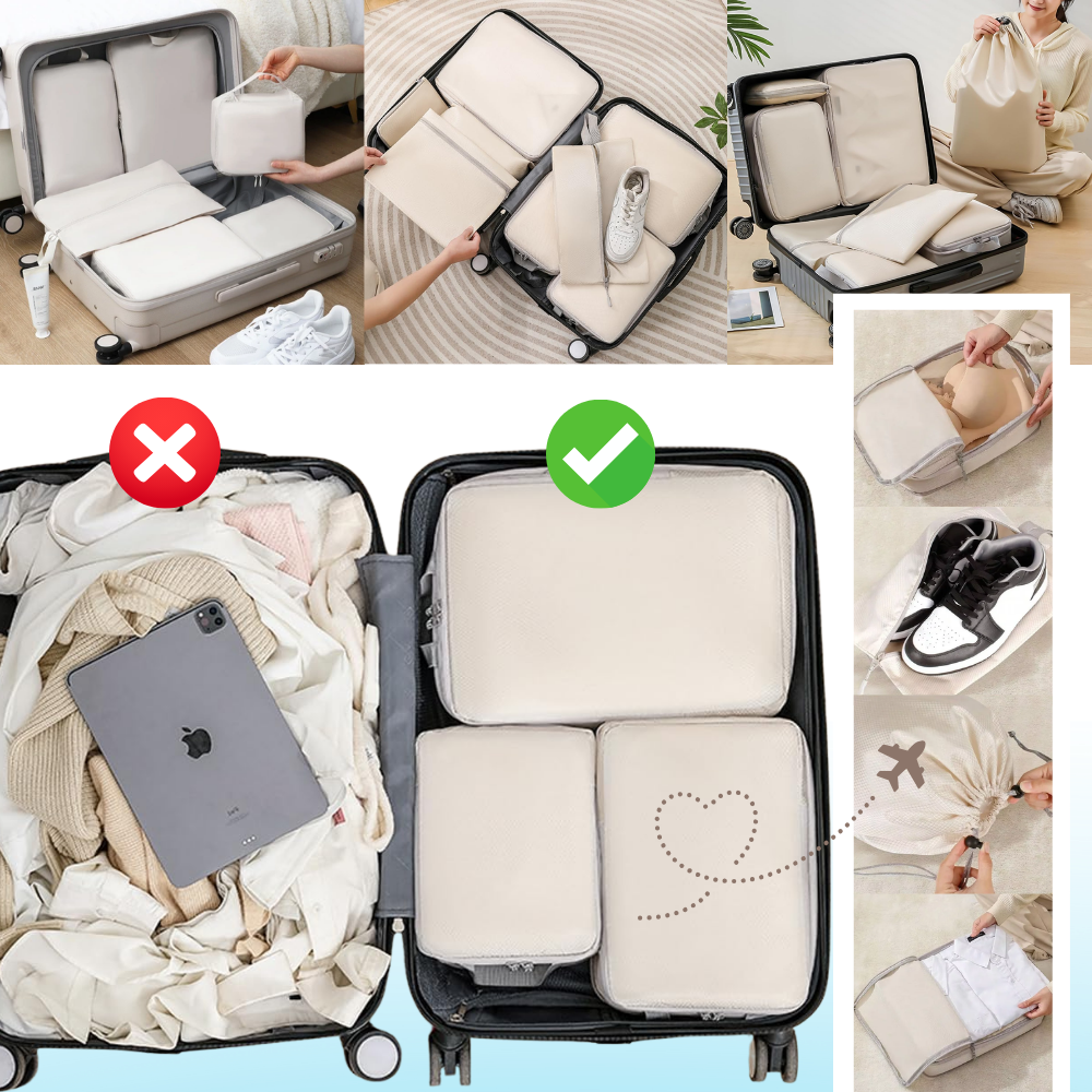 Zip Compress Luggage Organizer - Ozerty