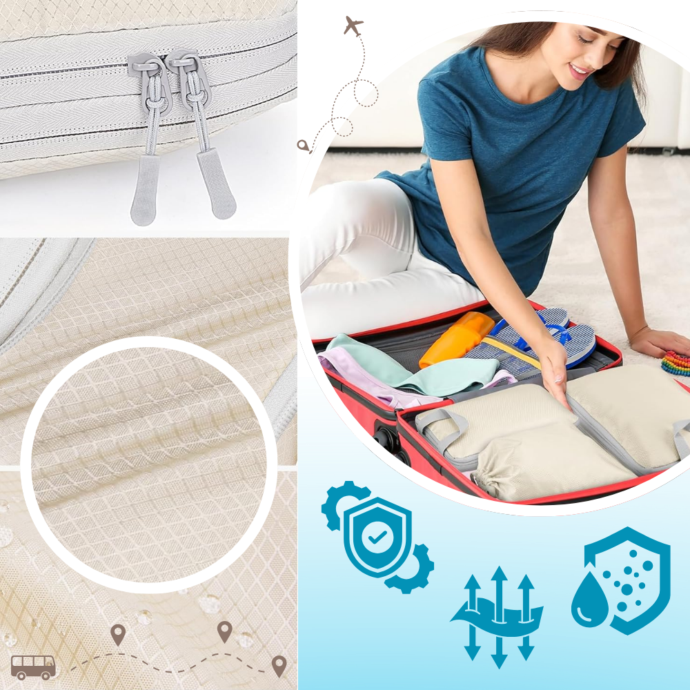 Zip Compress Luggage Organizer - Ozerty
