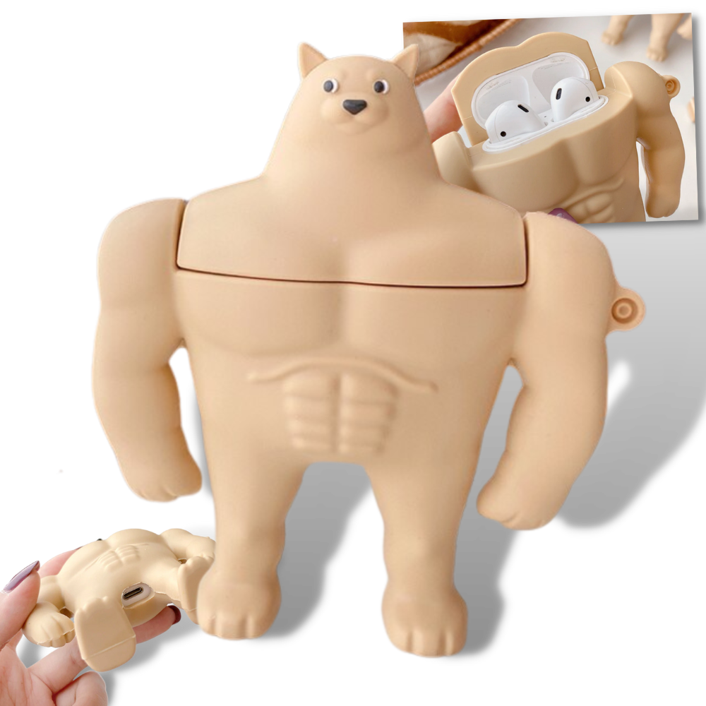 3D Shiba Inu AirPod Charging Case -