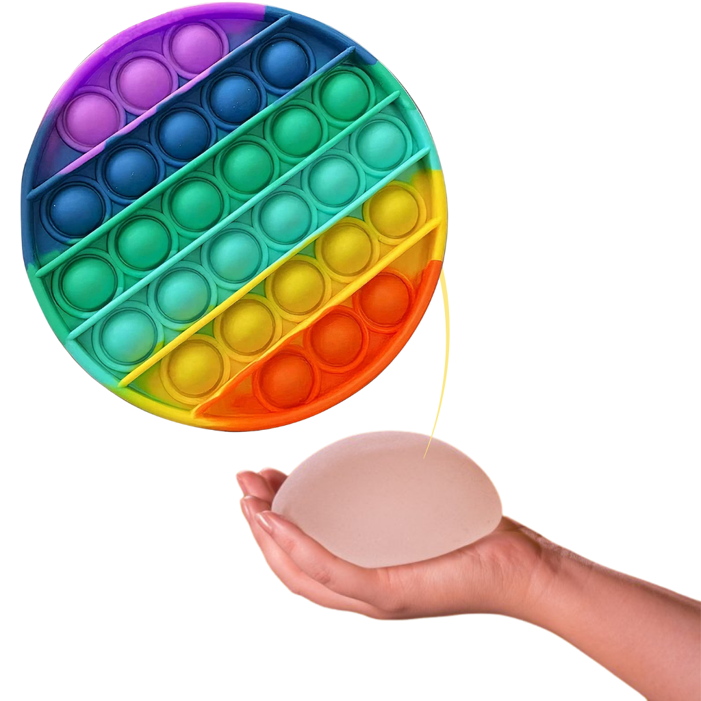 Simple dimple stress reliever sensory toy