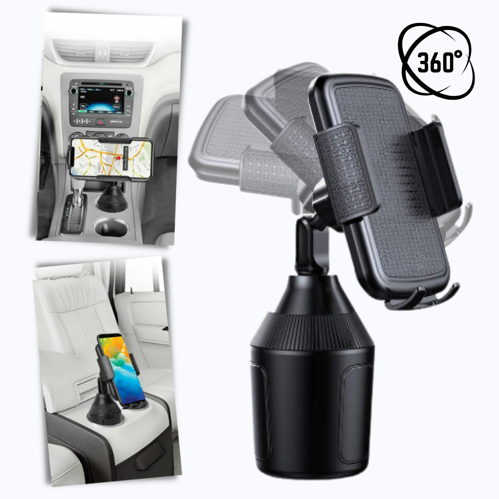 Adjustable Cell Phone Cup Holder Mount  - Ozerty