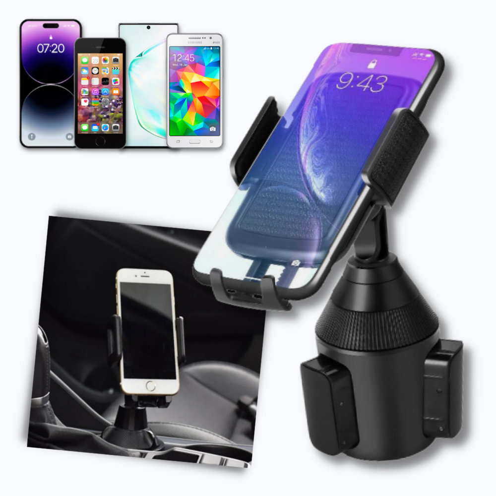 Adjustable Cell Phone Cup Holder Mount  - Ozerty