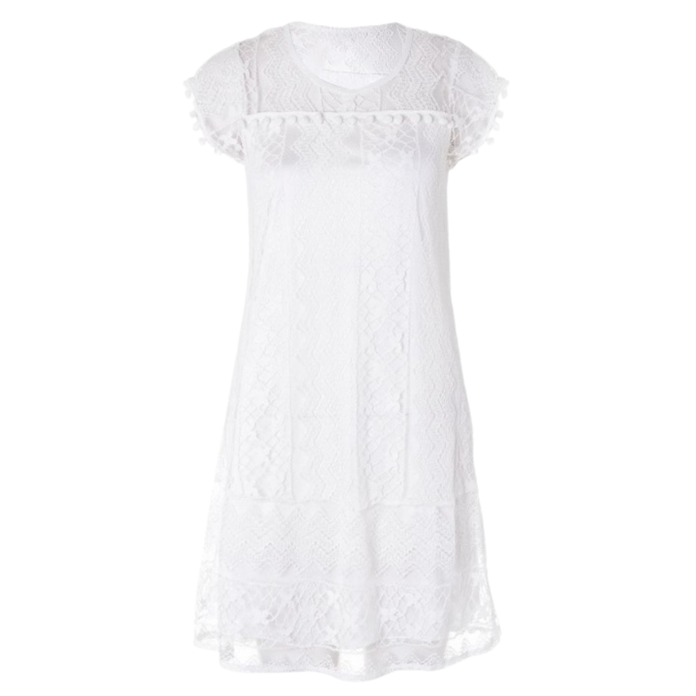 Chic Boho Lace Dress -L - Ozerty