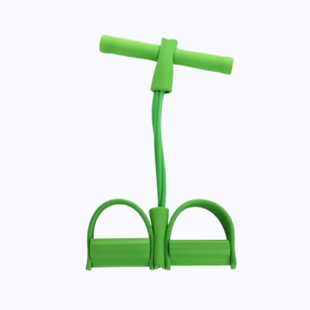 Multifunctional Pedal Resistance Bands Fitness 4 Tube -Green - Ozerty