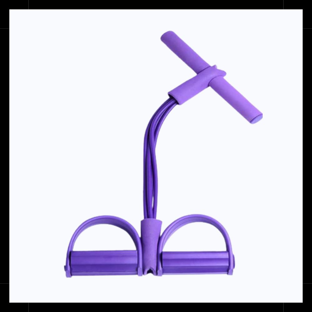 Multifunctional Pedal Resistance Bands Fitness 4 Tube - Ozerty
