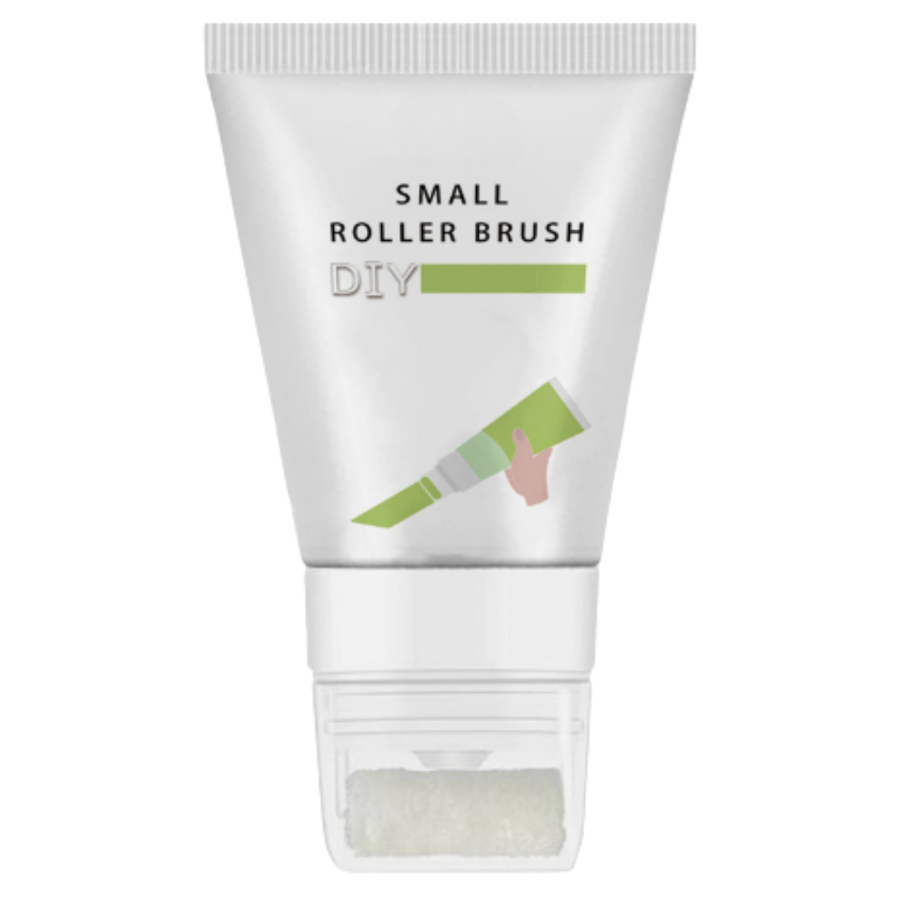 Quick Dry Mending Cream Rolling Brush -White - Ozerty