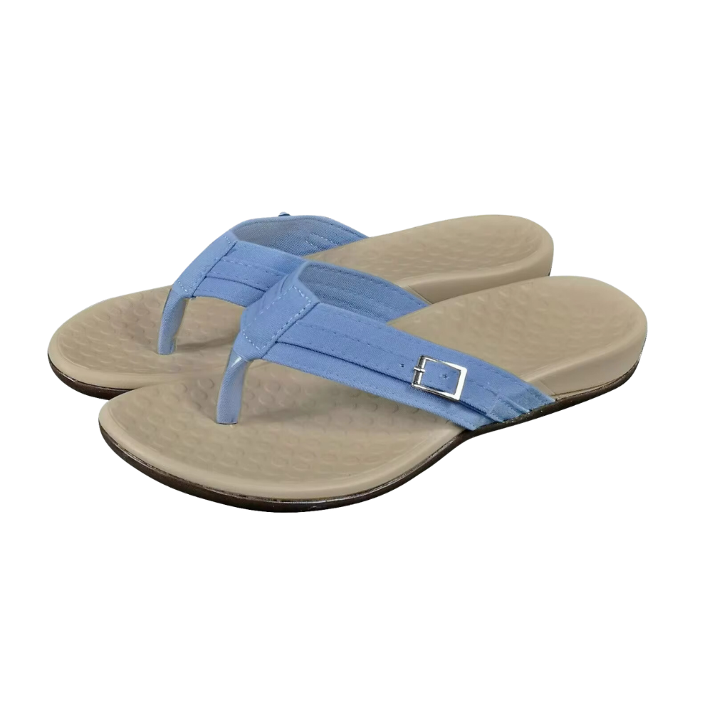 Adjustable Straps Orthopedic Sandals  -Sky Blue - Ozerty