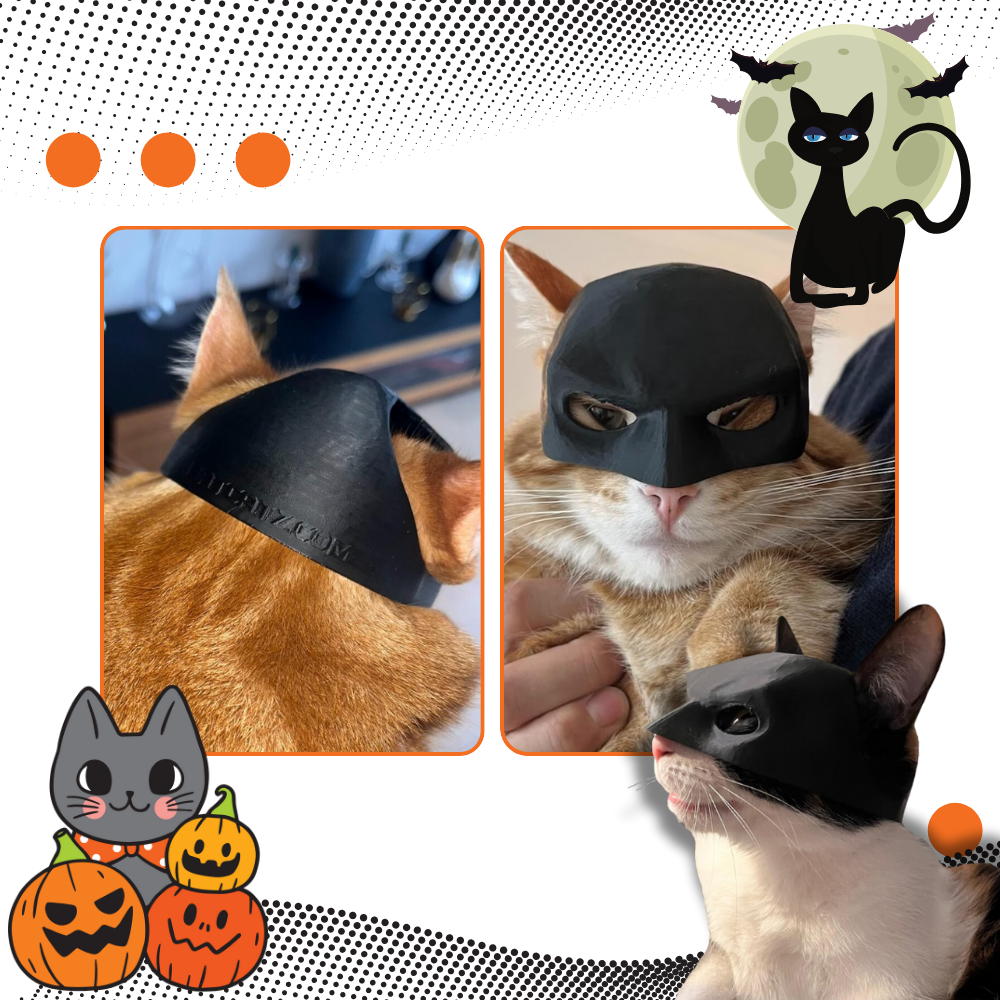 Adorable Batman Cat Mask - Ozerty