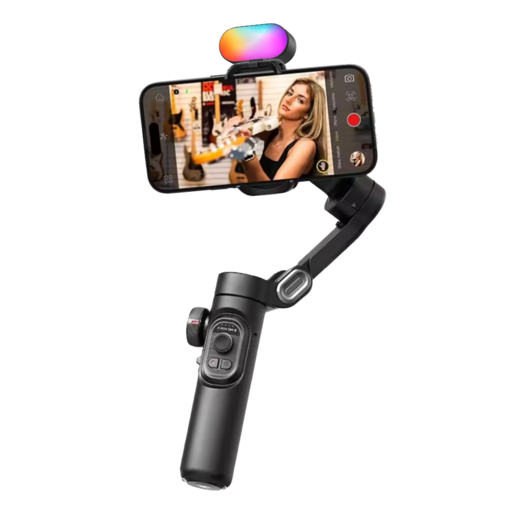 AI Tracking Phone Stabilizer -With Light - Ozerty