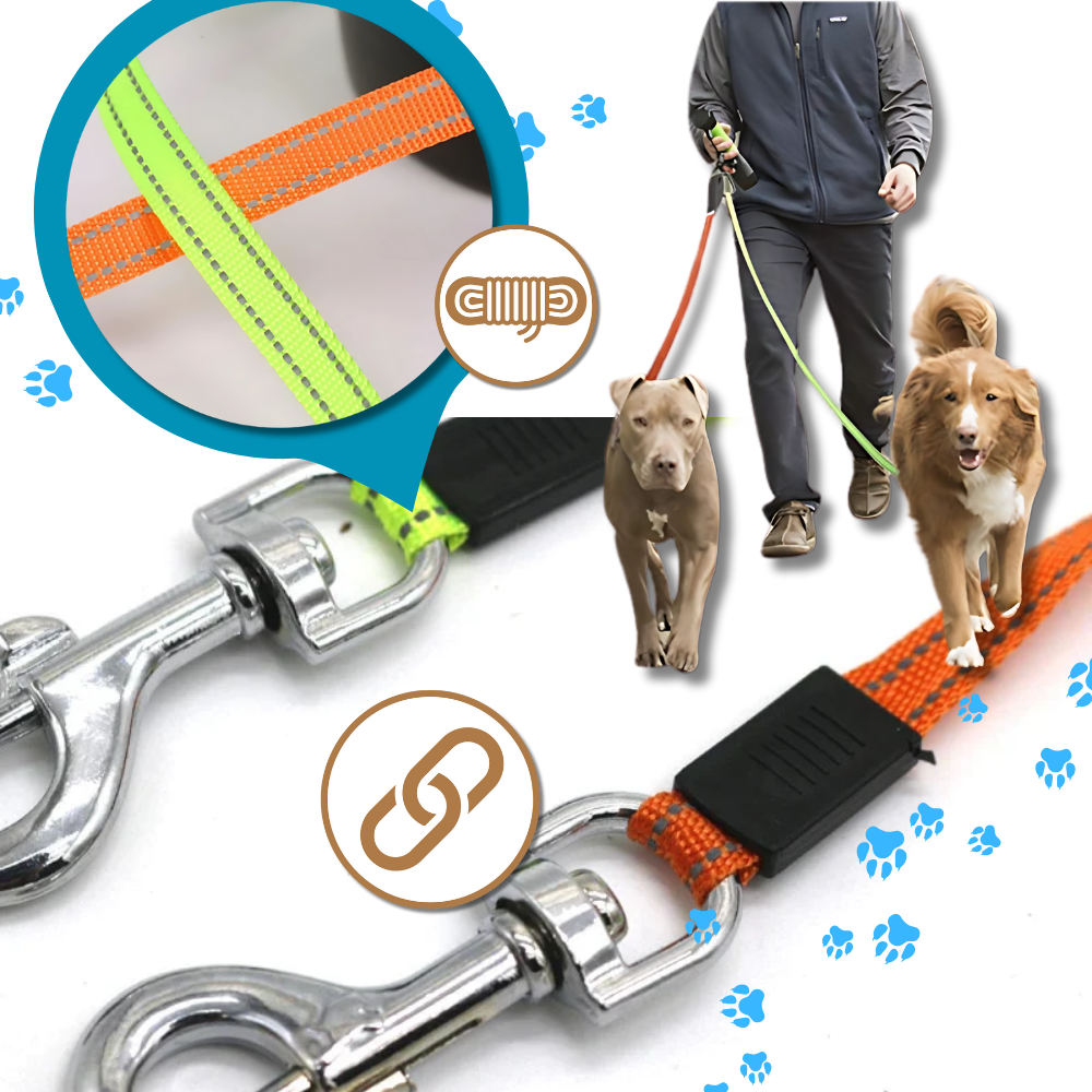 Anti-winding Retractable Dog Leash - Ozerty