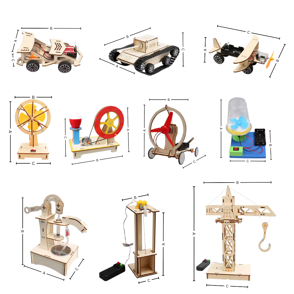 Assembly Wooden Science Toy - Ozerty