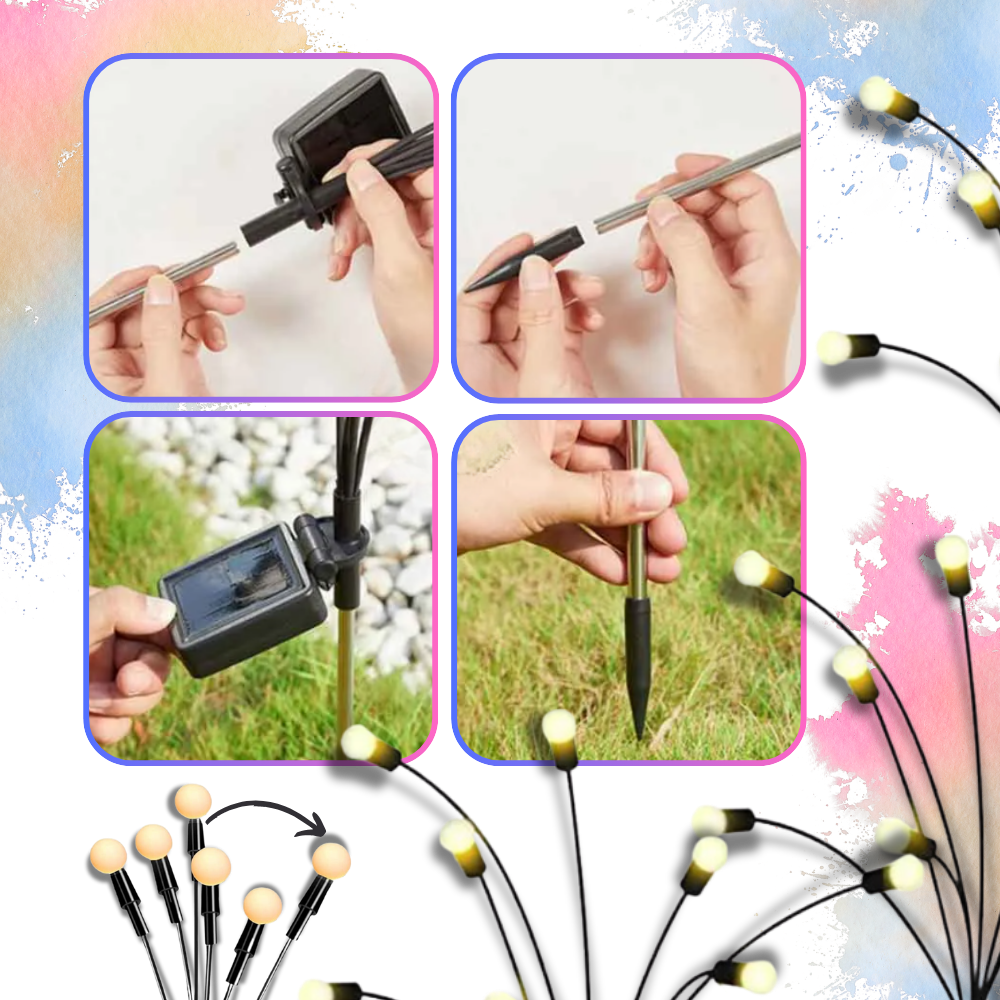 Automatic Waterproof Outdoor Led Solar Lights  - Ozerty