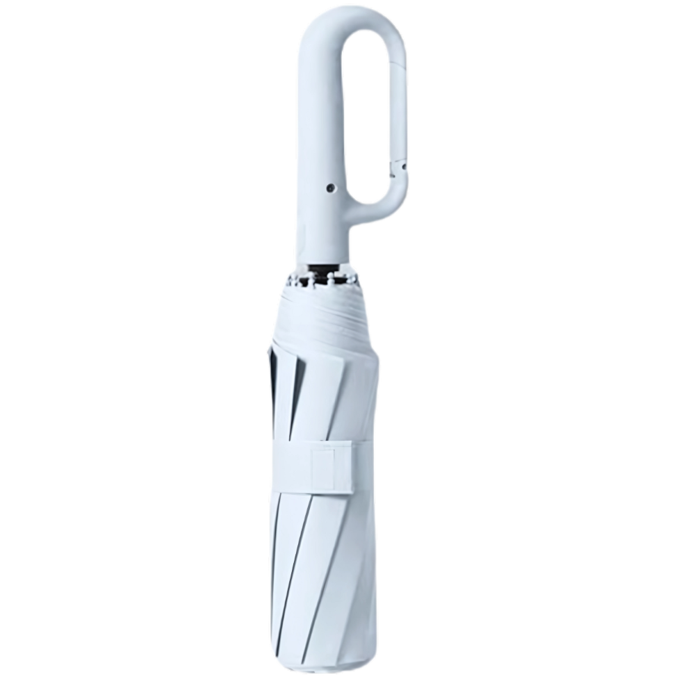 Automatic Lock Wind Resistant Umbrella -White - Ozerty