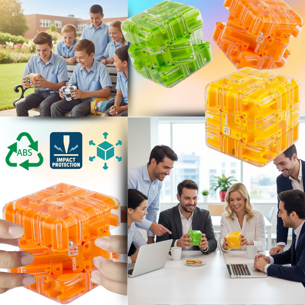 Brain Builder Maze Cube - Ozerty