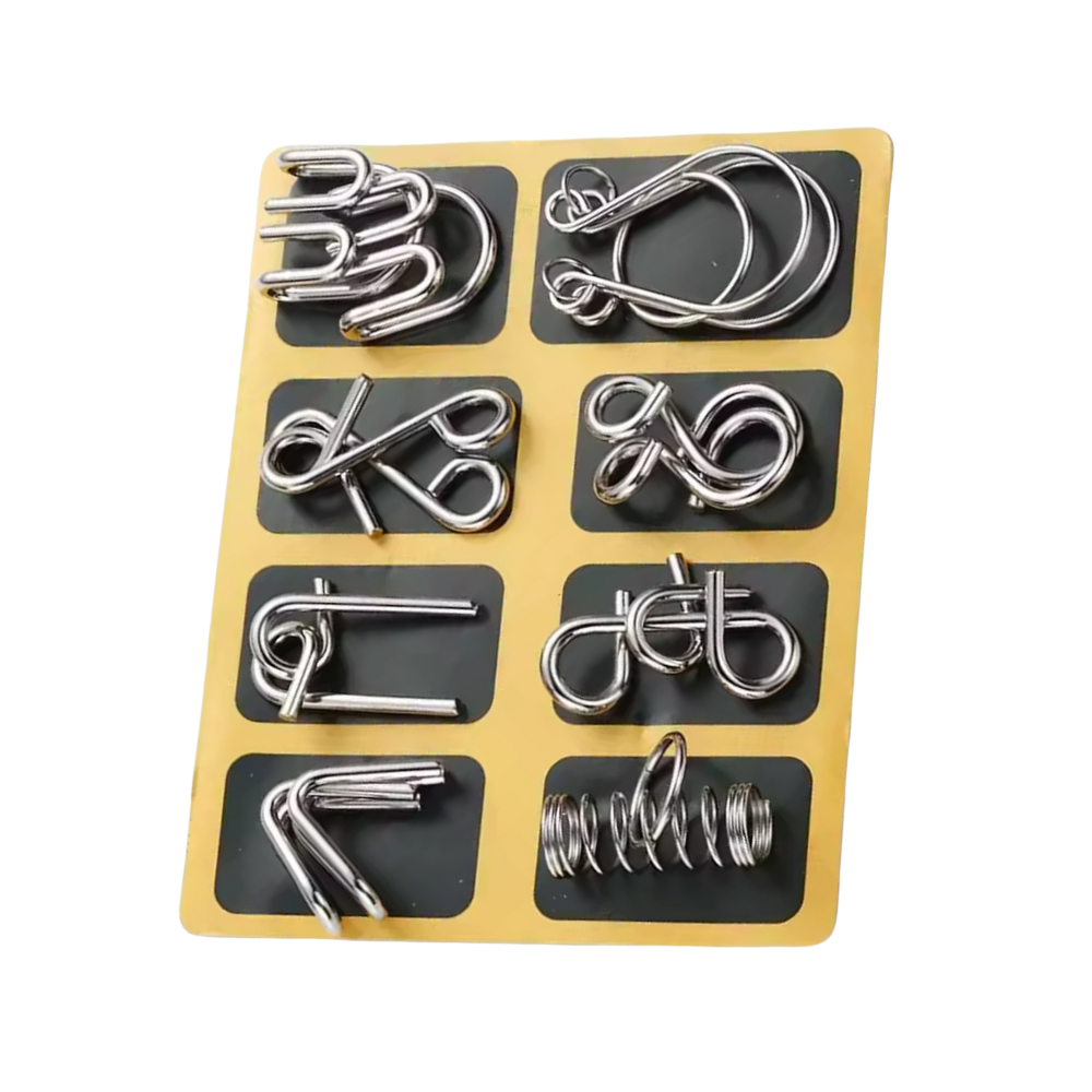Brain Tease Lock Puzzle -Yellow  - Ozerty