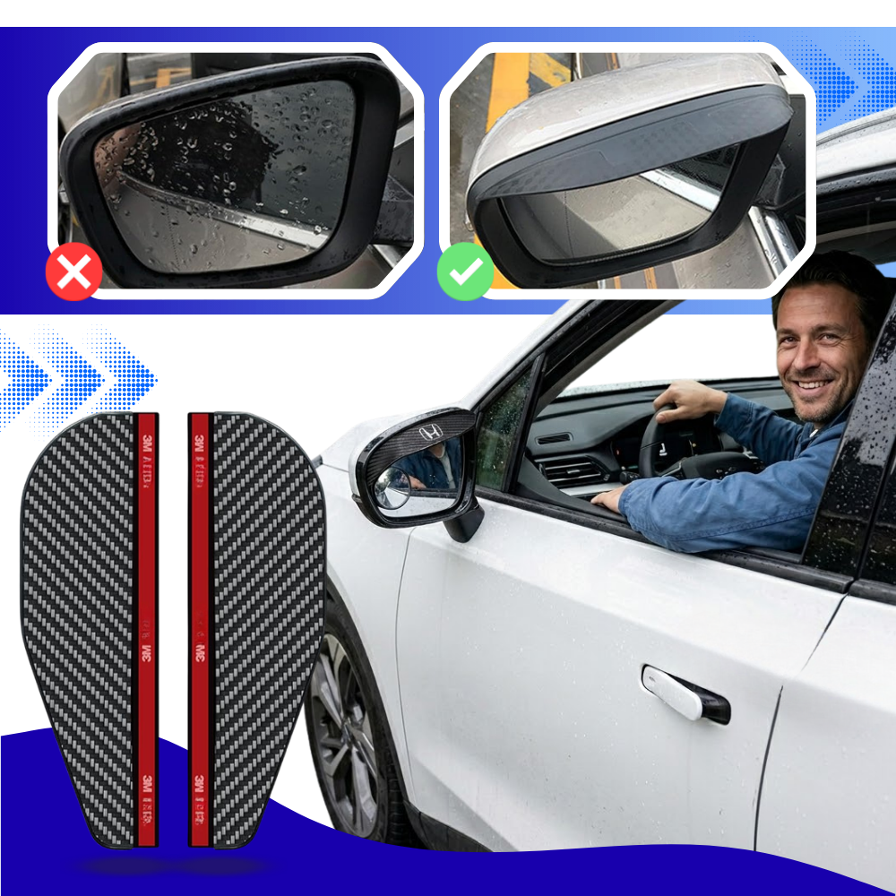 Clear Visibility Rear View Mirror Eyebrow - Ozerty