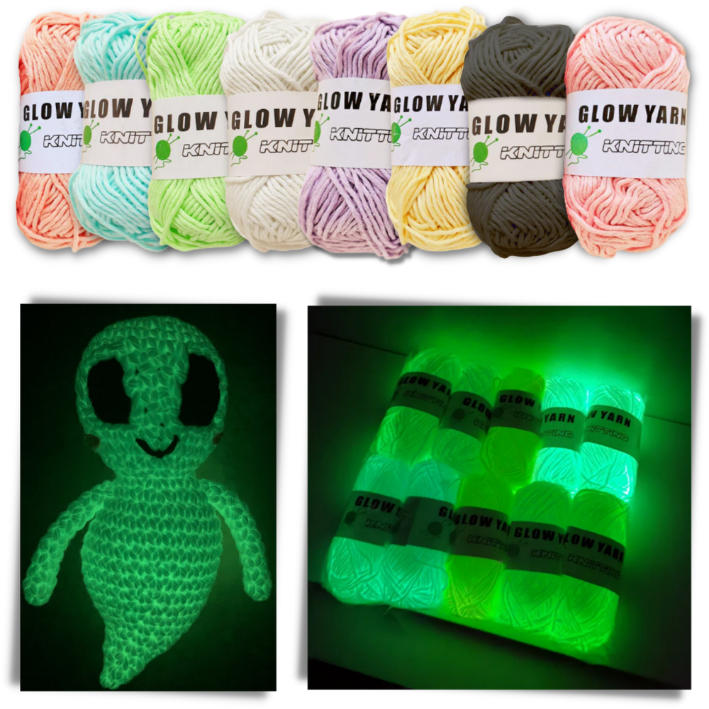 Colorful Soft Glow Yarn - Ozerty