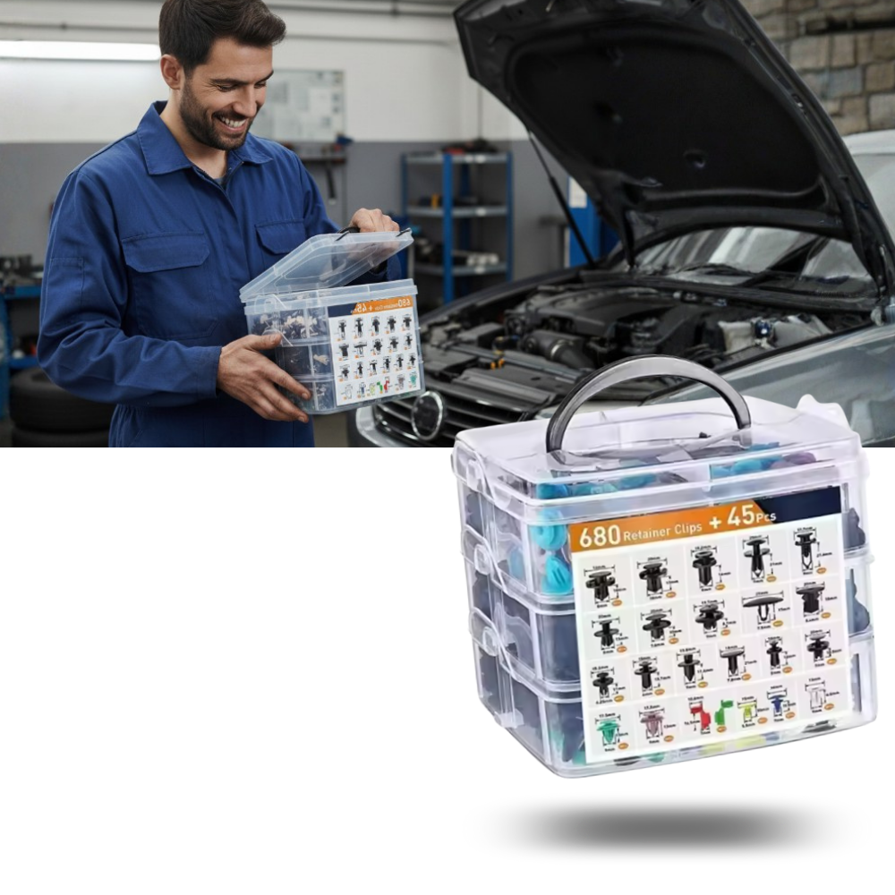 Comprehensive Car Rivet Kit - Ozerty