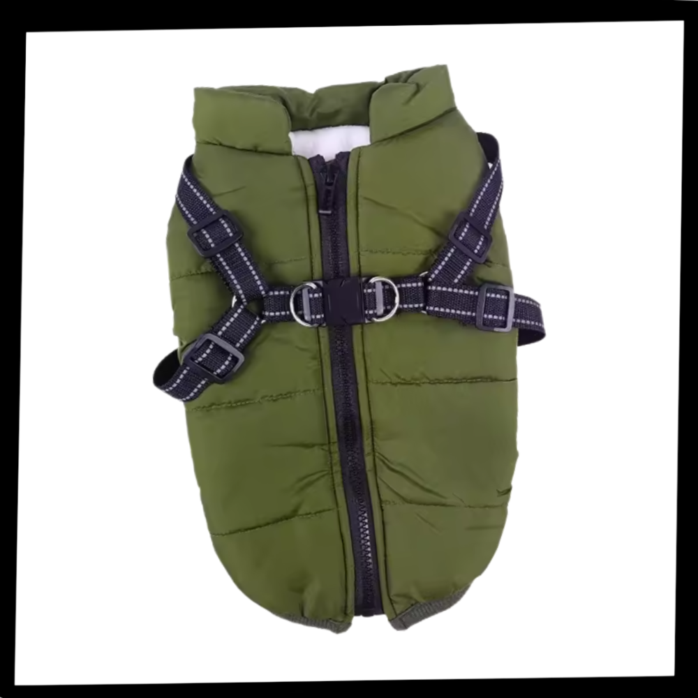 Cozy Dog Harness Winter Jacket - Ozerty