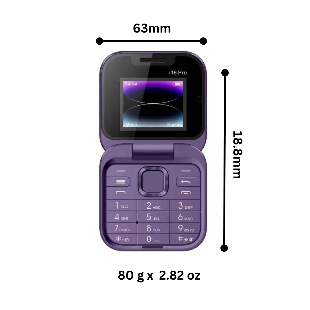 Dual Sim Small Folding Cell Phone  - Ozerty