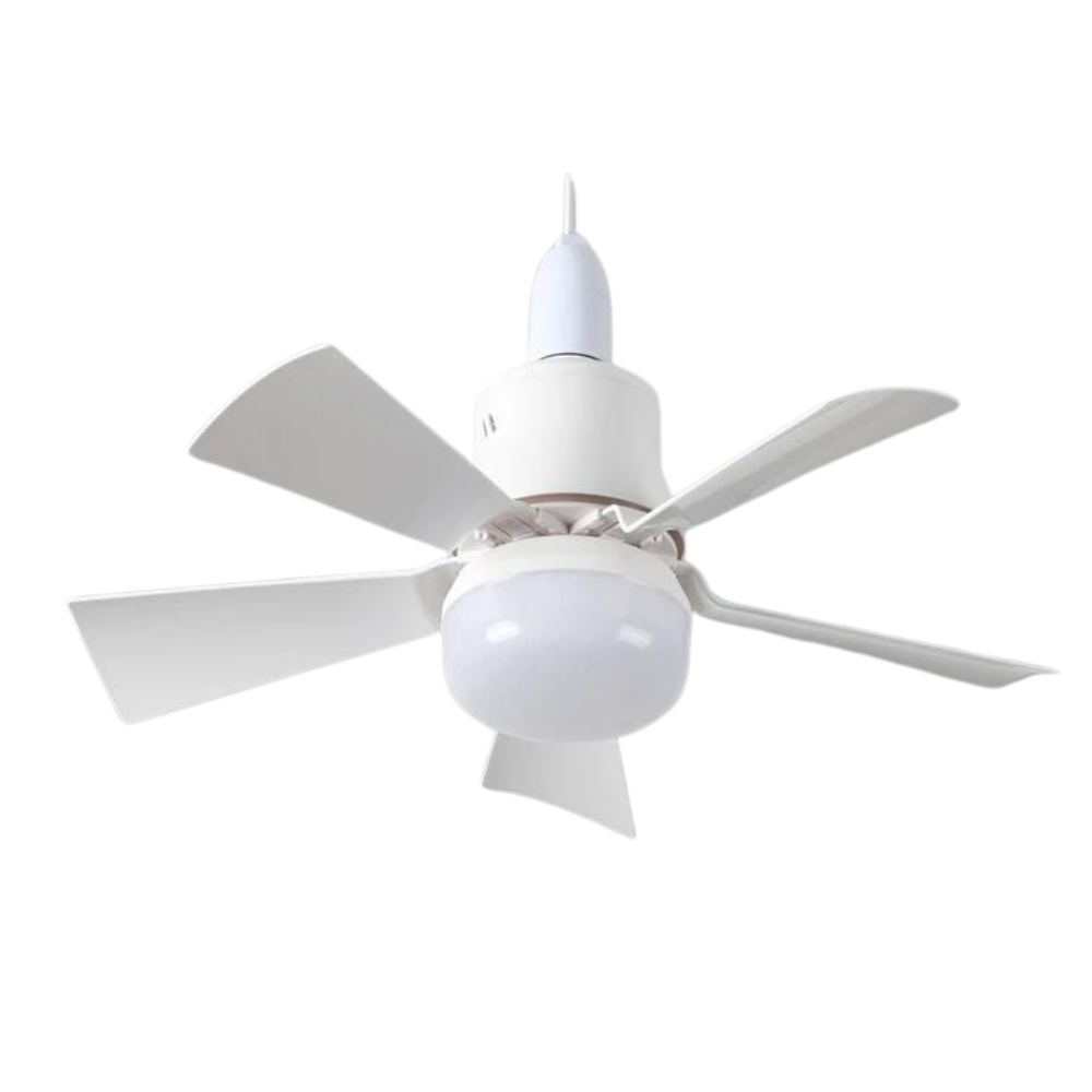 E27 Socket Fan Light -White - Ozerty