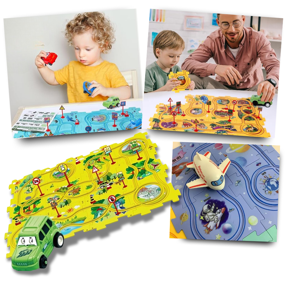 Educational Electric Car Track Set - Ozerty