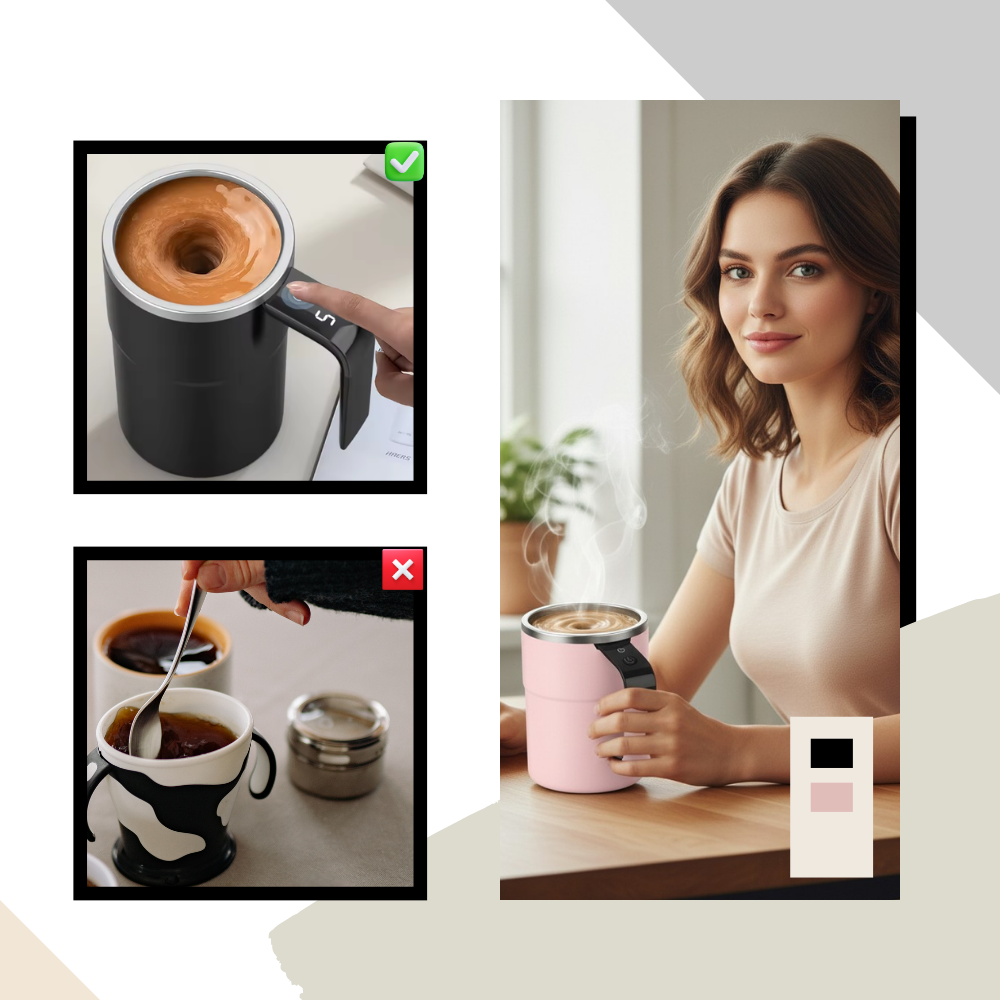 Effortlessly Smart Self-Stirring Cup - Ozerty