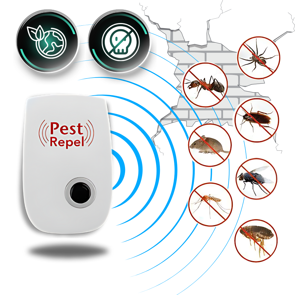 Energy Efficient Ultrasonic Pest Repeller - Ozerty