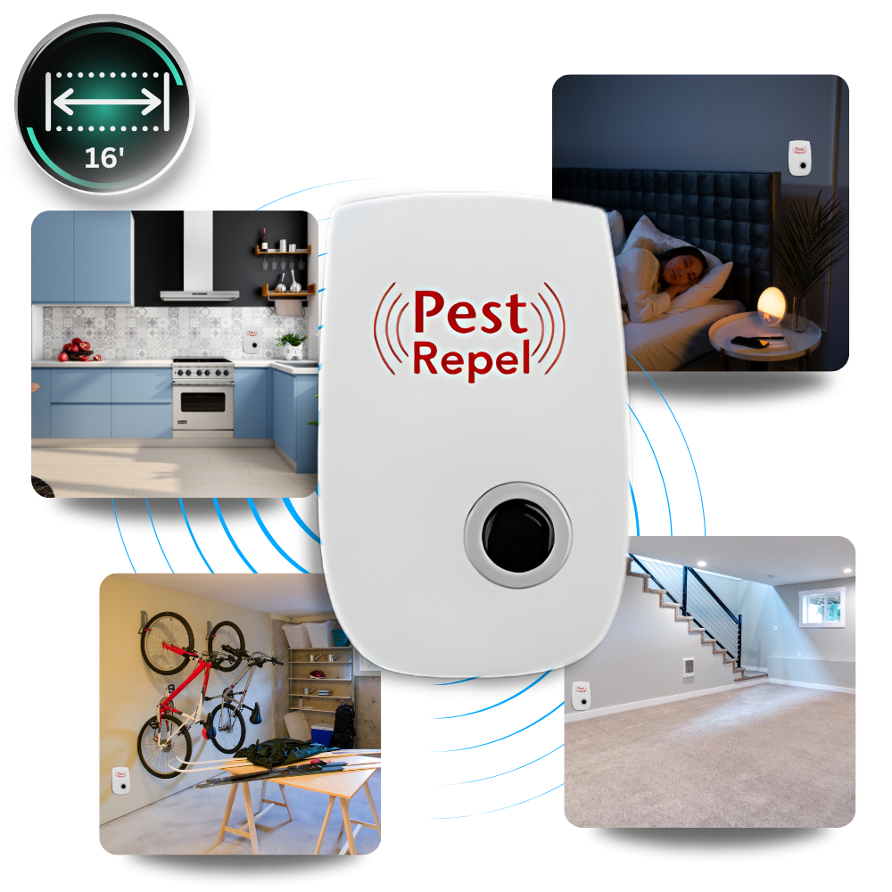 Energy Efficient Ultrasonic Pest Repeller - Ozerty