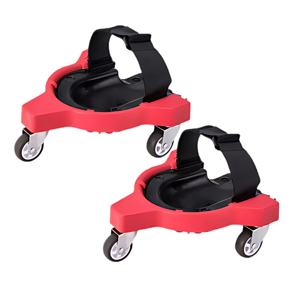 Enhanced Mobility Flooring Knee Pads -Red Pair - Ozerty