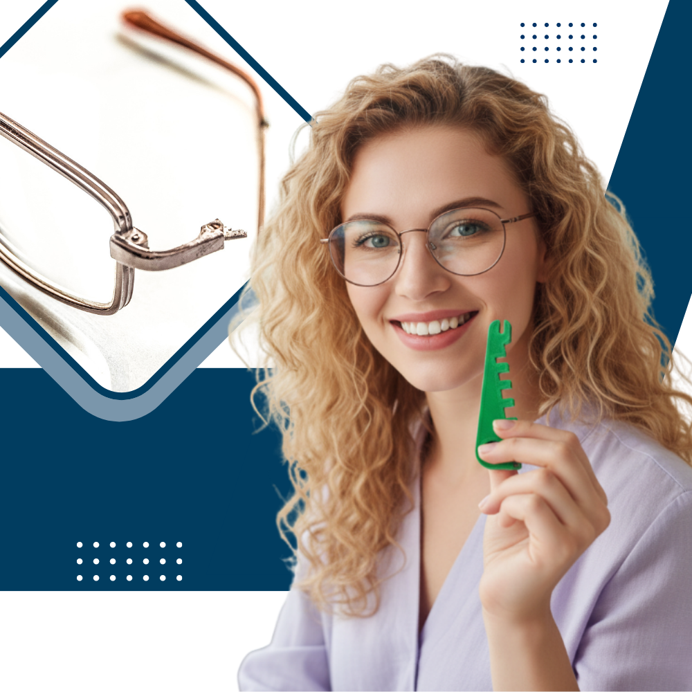 Ergonomic Frame Safe Glasses Adjustment Tool - Ozerty