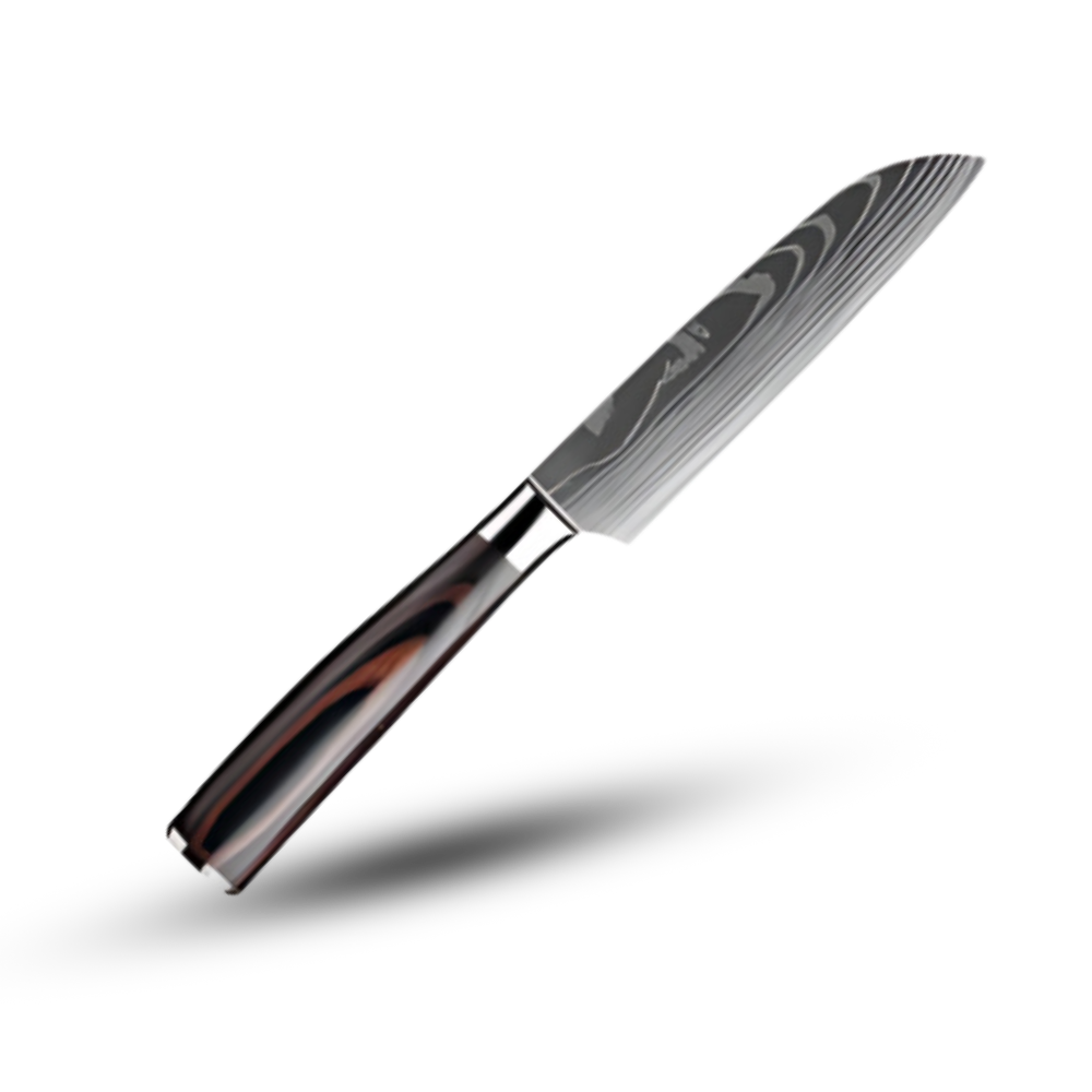 Forest Wood Japanese Knife -Santoku Knife 5 inch/12.5 cm - Ozerty