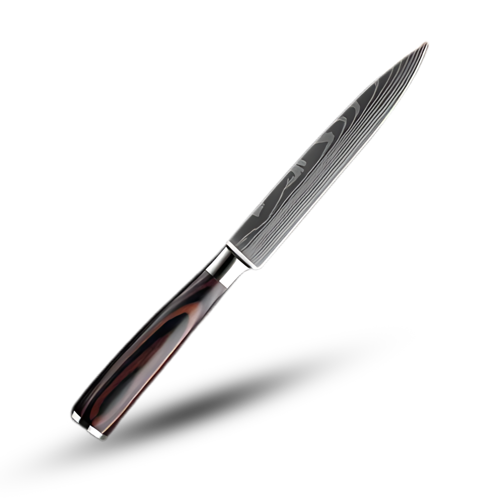 Forest Wood Japanese Knife -Shotoh - Utility Knife 5 inch/12.5 cm - Ozerty