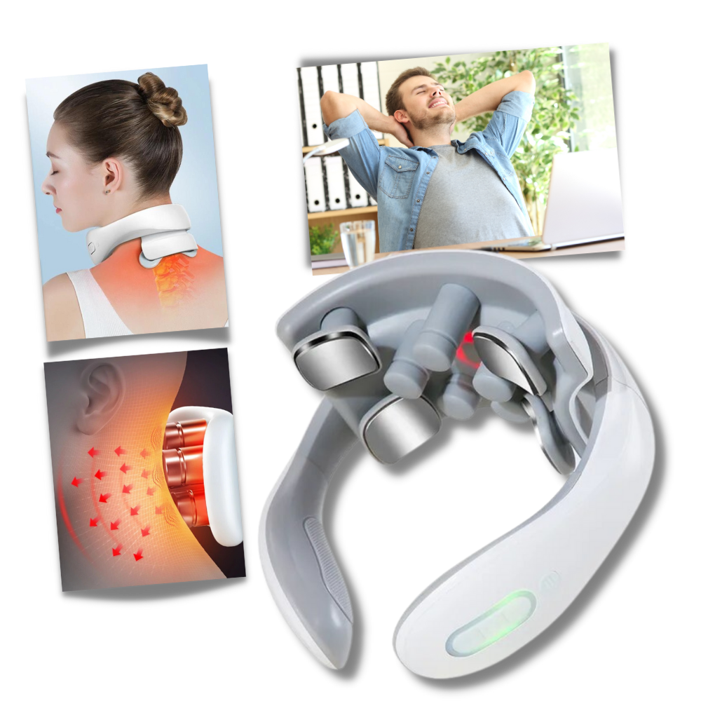 Four Head Relief Neck and Shoulder Massager - Ozerty
