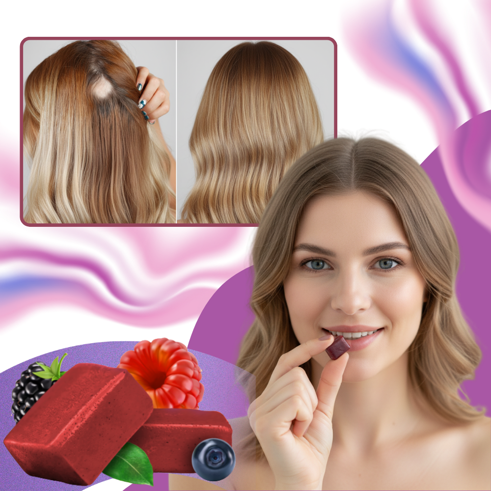 Fruity Biotin Hair Gummies - Ozerty