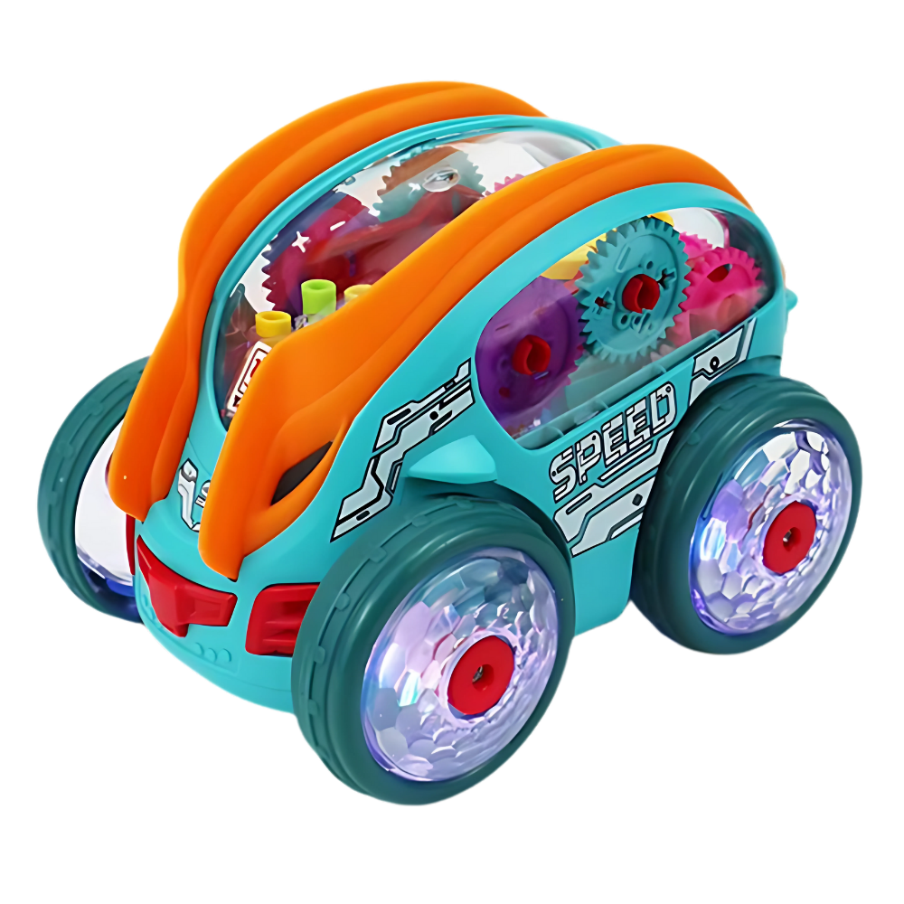 Gear-Powered Speedlite Toy Car - Ozerty