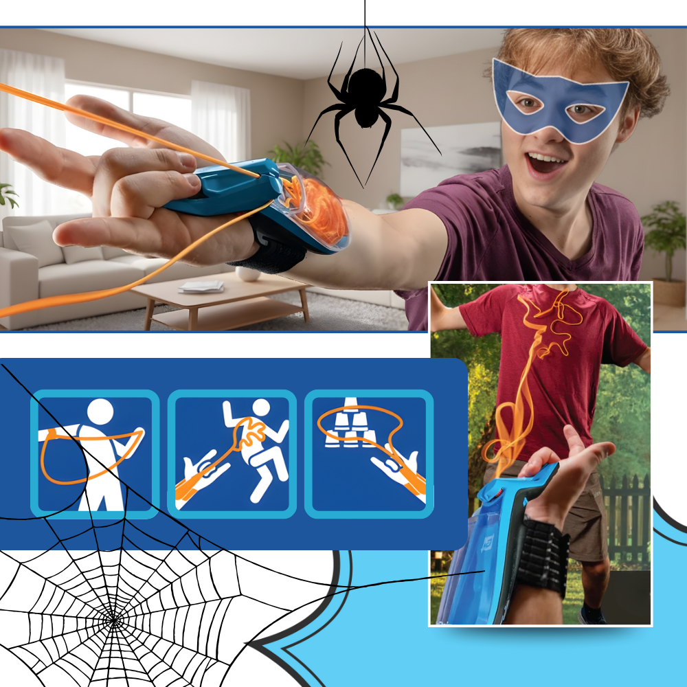 Glowing Spider Web Toy - Ozerty