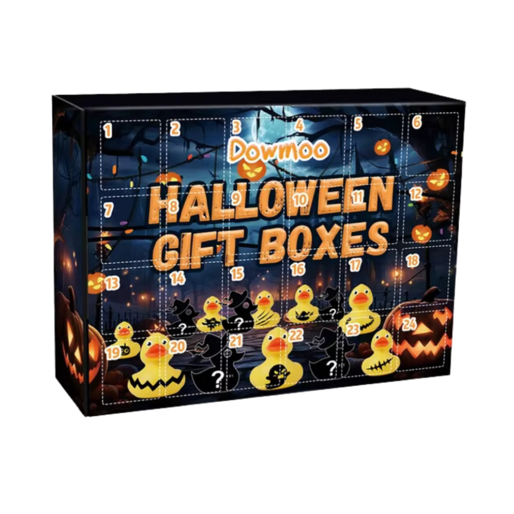 Halloween & Christmas Themed Duck Advent Calendar -Halloween Ducks - Ozerty