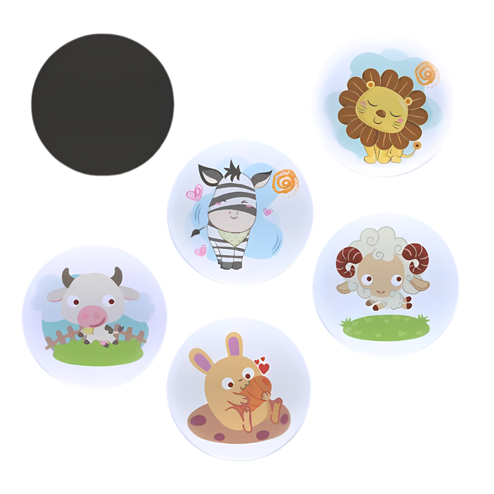 Heat Activated Potty Training Stickers -Zoo - Ozerty