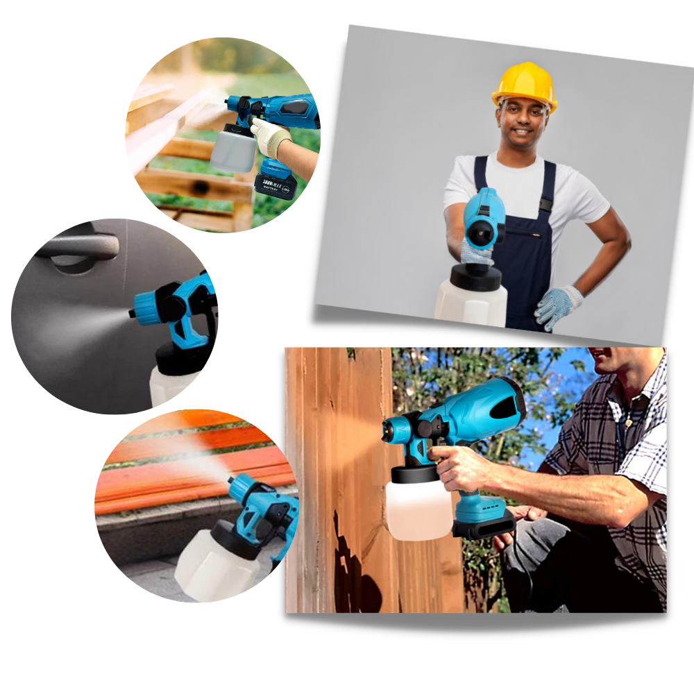 High-pressure Cordless Paint Sprayer Gun - Ozerty