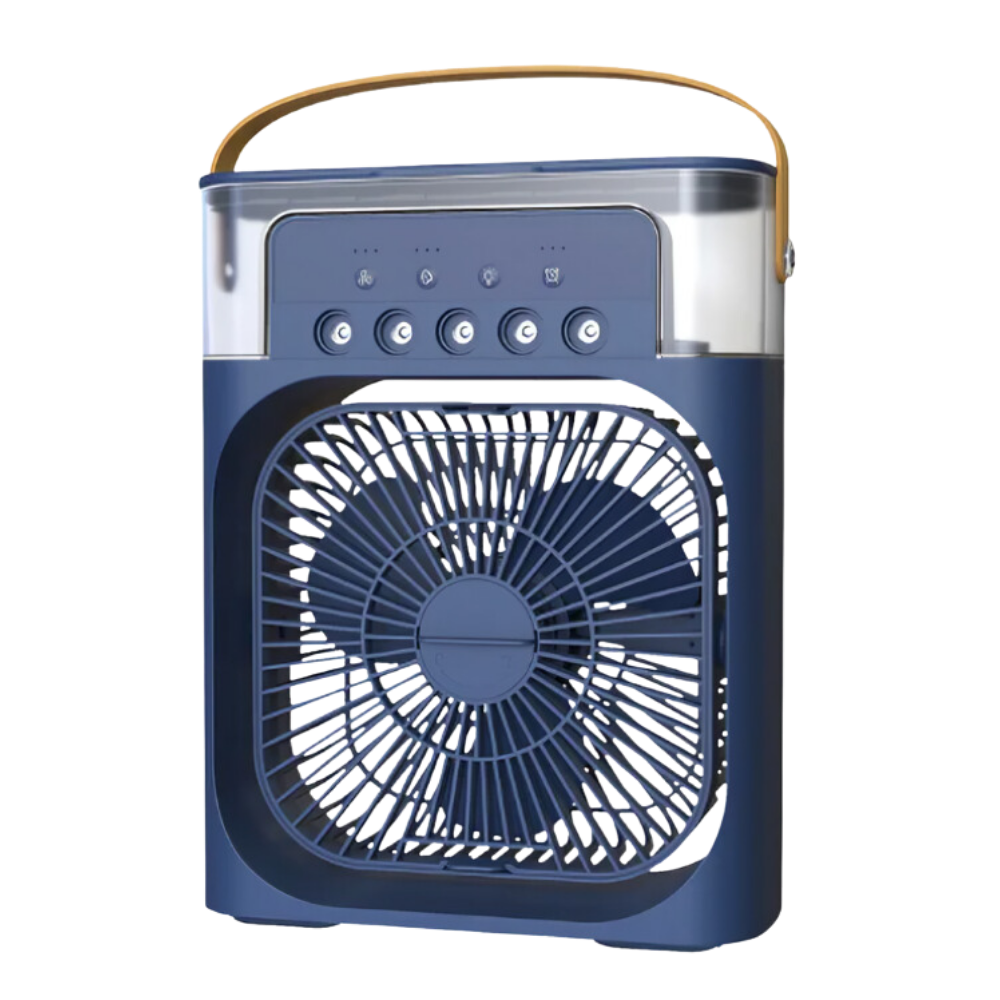 Hydrocooling Small Portable Air Conditioner -Blue - Ozerty
