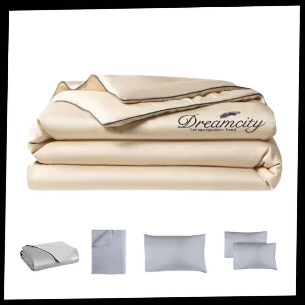 Icy Silk Soft Linen Duvet Cover - Ozerty