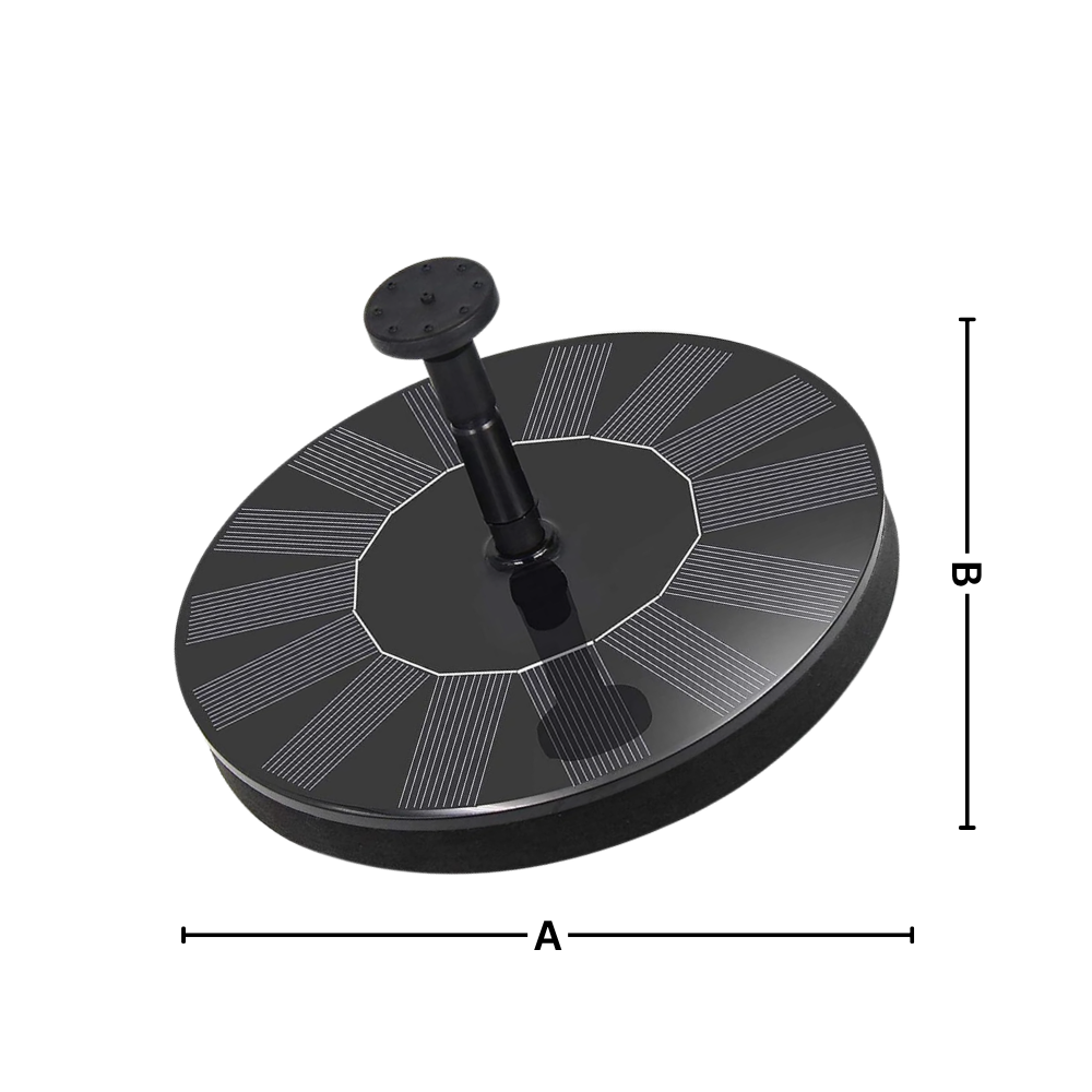 Instant Charm Garden Floating Solar Fountain  - Ozerty