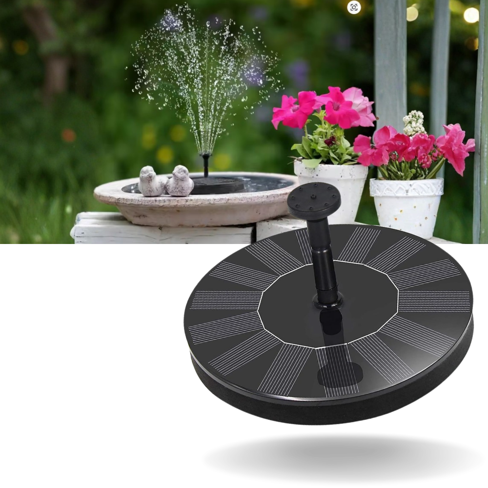 Instant Charm Garden Floating Solar Fountain  - Ozerty