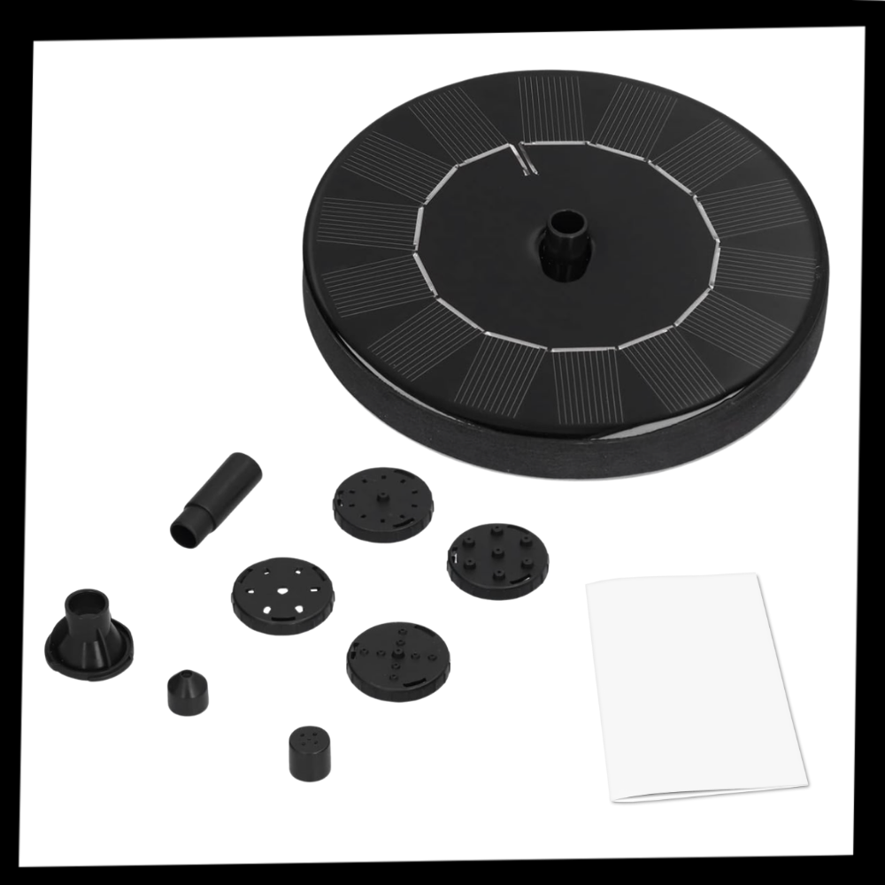 Instant Charm Garden Floating Solar Fountain  - Ozerty