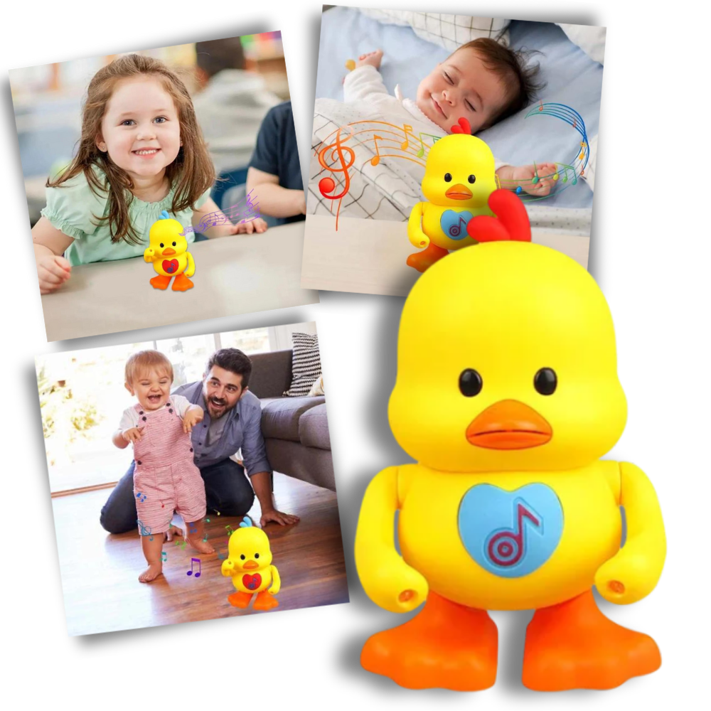 Interactive Light-Up Dancing Duck Toy - Ozerty