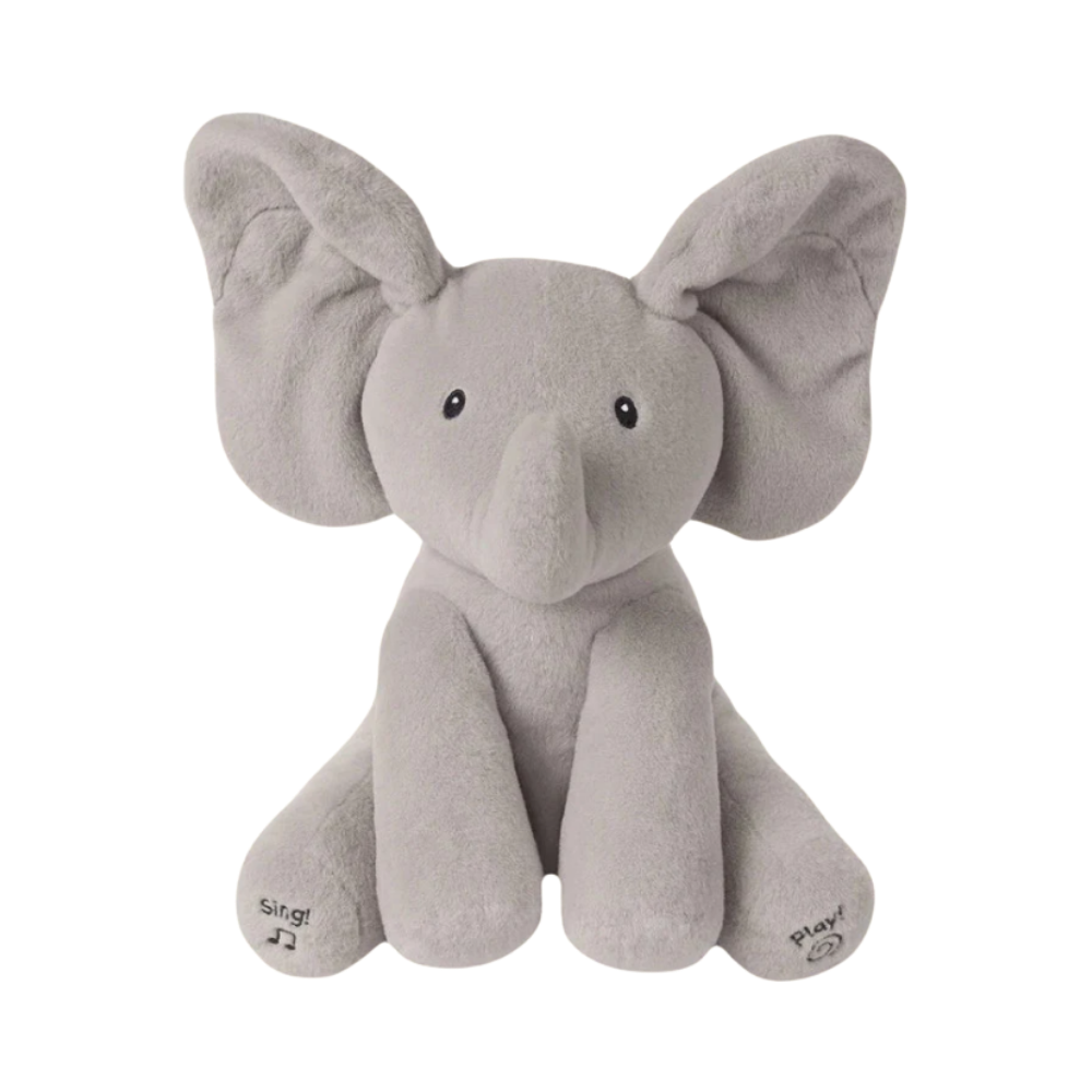 Interactive Peek a Boo Elephant -Grey - Ozerty