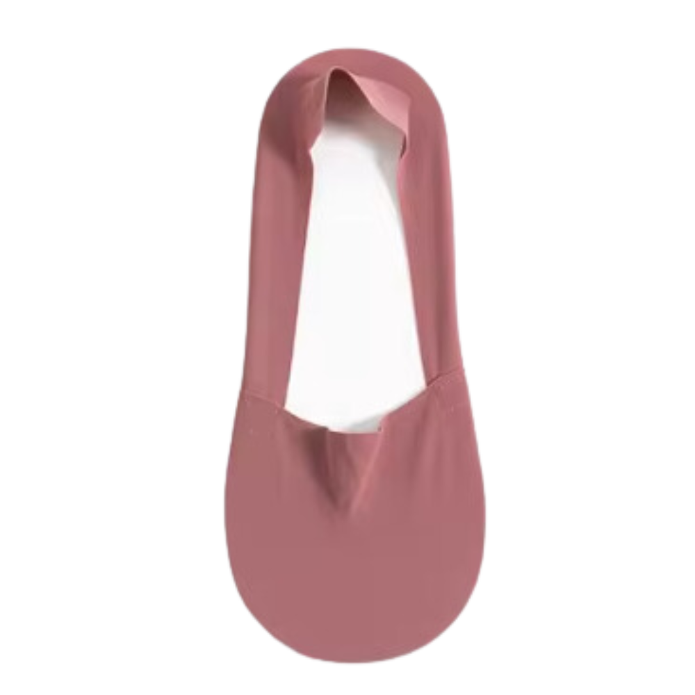 Invisible Non Slip Socks -Dark Pink - Ozerty